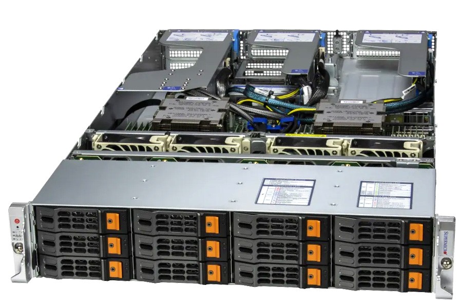 Supermicro 2U 12Bays Dual AMD Rackmount Server AS2025HSTNR