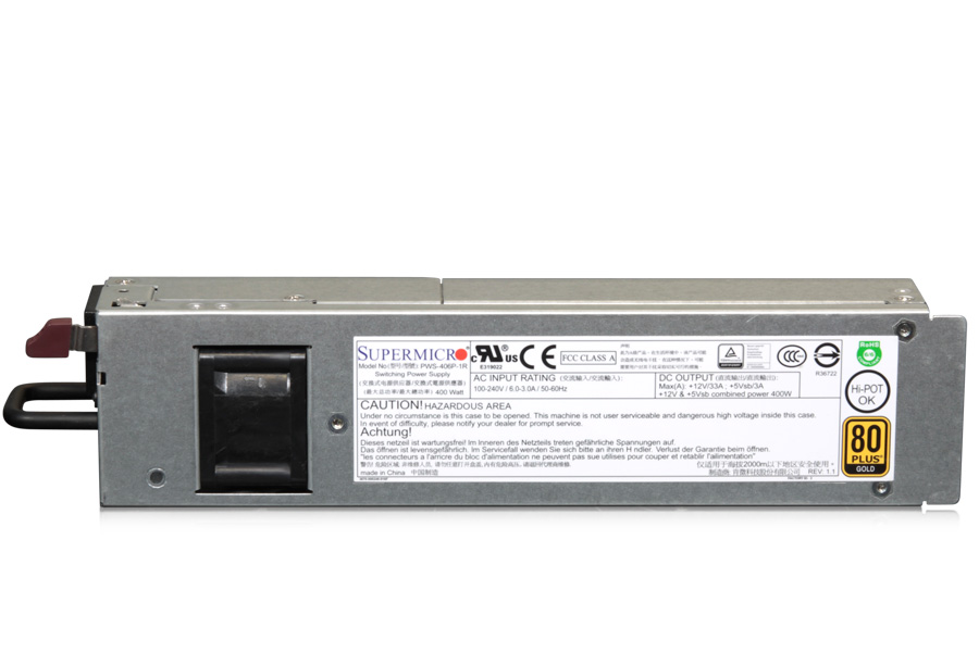SuperMicro PWS-406P-1R 24Pin 400W Server Power Supply Module - PWS