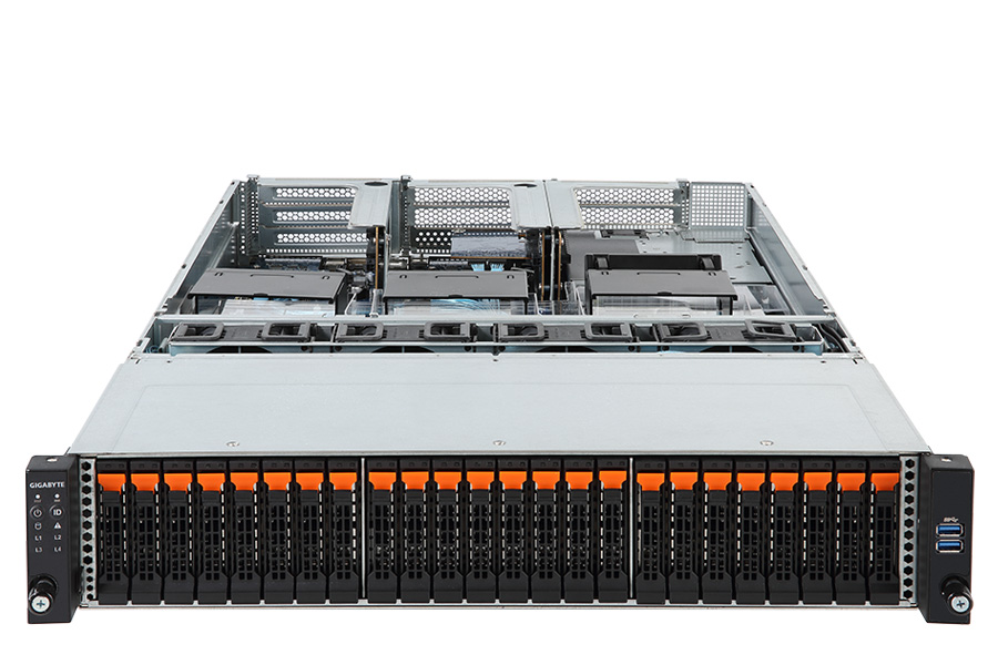 Gigabyte 2U 24Bays Dual ADM Processor Rackmount Server - R281-Z92