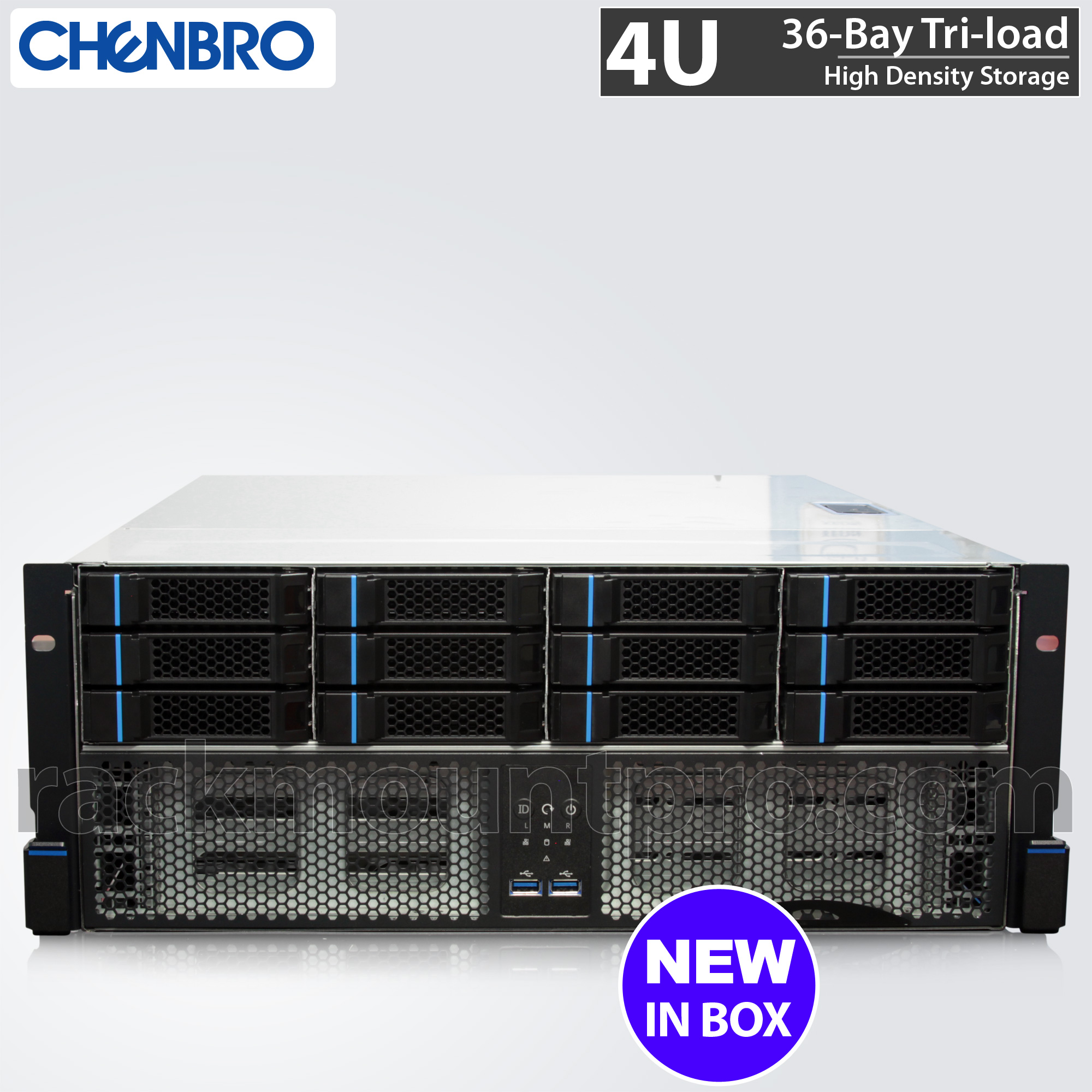 べべ　RM444 RM443 Chenbro RM43736 4U 36-Bay Tri-load High Density Storage